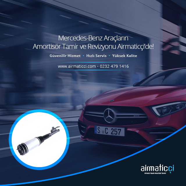 MERCEDES-BENZ Araçların Amortisör Tamir ve Revizyonu Airmaticçi‘de!